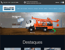 Tablet Screenshot of drillmine.com.br
